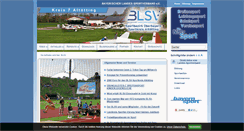Desktop Screenshot of blsv-altoetting.de