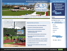 Tablet Screenshot of blsv-altoetting.de